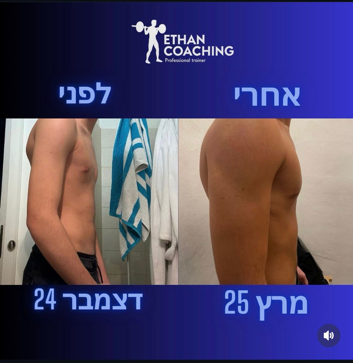 לפני ואחרי — דצמבר 24 עד מרץ 25