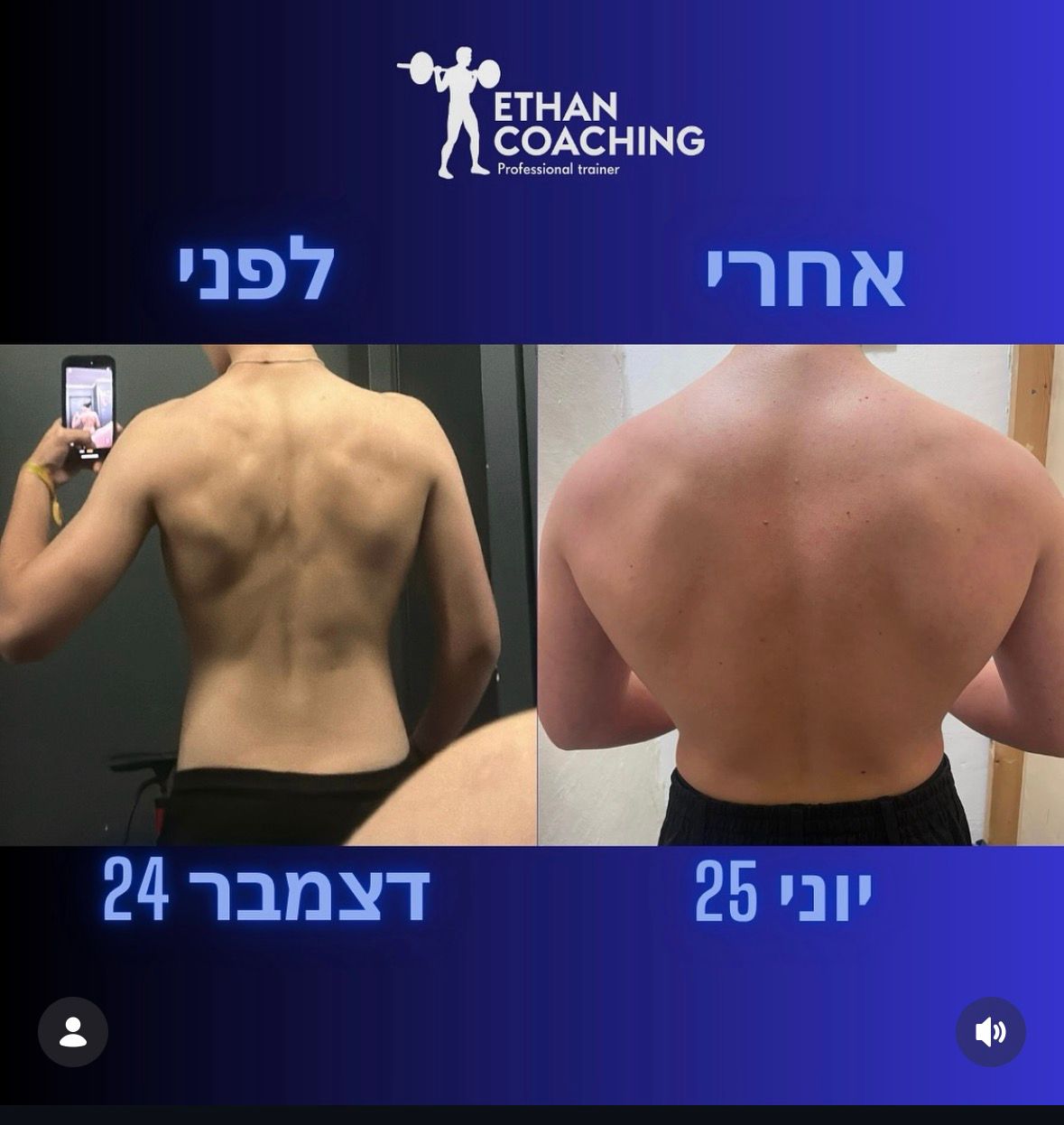 לפני ואחרי — דצמבר 24 עד יוני 25